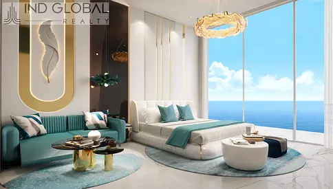 استوديو مفروش | إطلالات على البحر والمارينا | Oceanz 2 by Danube