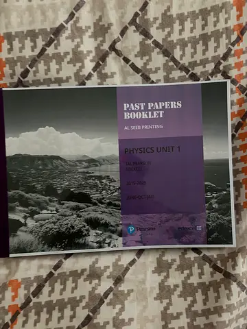 Pearson Past Papers & Solutions: A-Level Physics Unit 1 (Complete Booklet)