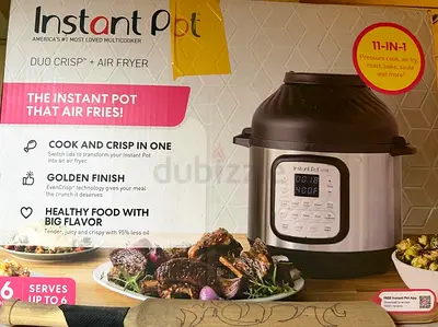 Instant Pot Duo Crisp + Air Fryer (11-in-1) - Like New, Box Included
