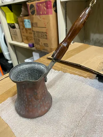 Vintage copper jug 7cm height