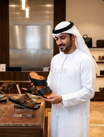 Al Aseel Men's leather sandals -  new, comfortable dress-casual pair Free delivery