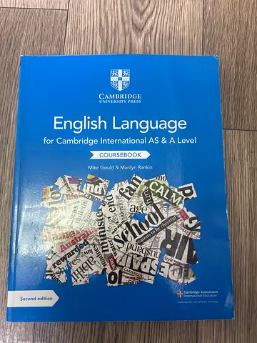 English Language for Cambridge International AS & A Level (Coursebook) - Cambridge
