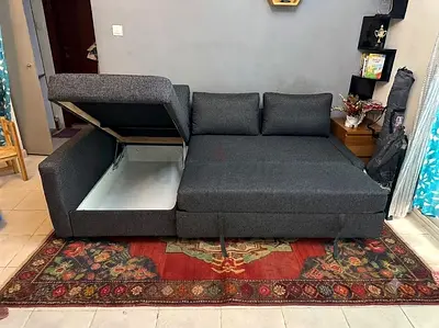 L-Shape Sofa Bed with Storage
Easy to convert from a comfortable sofa into a convenient bed when req