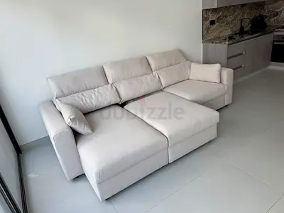 Ikea eskilstuna L shape sofa bed under storage