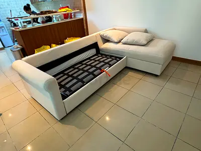In Excellent condition IKEA Gronlid L Shape sofa bed