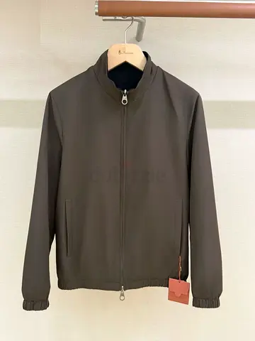 Green full zip jacket