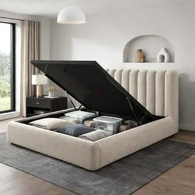 Brand New beige colour 180*200 King size bed