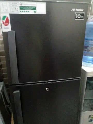 Aftron Top Freezer Refrigerator - gray, Good Condition at al shamkha