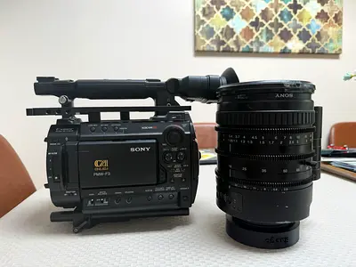 Sony PMW-F3 cinema camera with 18-252mm Power Zoom lens