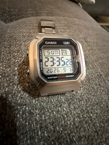 Casio Classic Digital Watch - Stainless Steel band. Brand new.