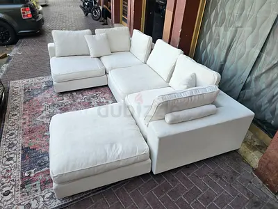 Marina Home modular sofa with footstool