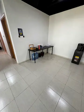 Basic black metal office table - 200cm