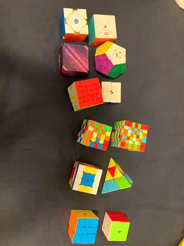 Collection of Various Speed Cubes and Puzzles dm me for more info
