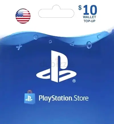 Psn gift card 10 dollars USA account