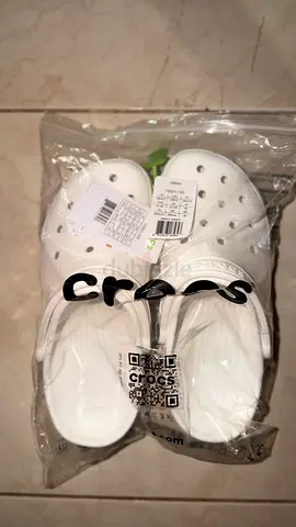 White Crocs Classic Clogs - Brand New in Bag, Size TBC
