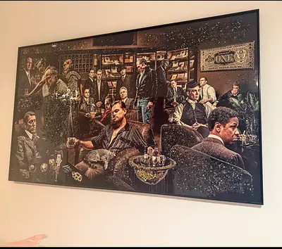 Jeweled Gangster Wall Art /150 × 90 cm