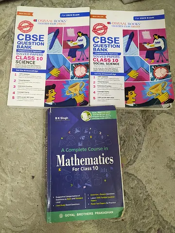 Set of Class 10 CBSE Science & Mathematics Boards Prep Books (Ongoing Condition)