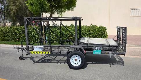 Twin quad toyhauler with rtt frame
