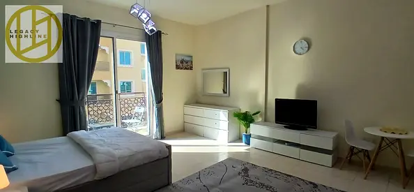 Furnished Studio | EMR-21 | Balcony & City View, Multiple options available