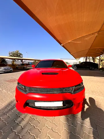 Dodge Charger GT 2019 | GCC Specs | Red Colour, Single Owner, Serviced till 150K Km in Alfuttaim