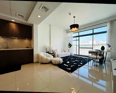 Fully Furnished 1BR | Full Pool View | Gated Community | Uptown Al Zahia