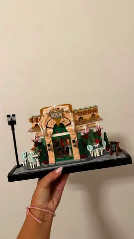 Modular Cafe Building Set on Display Base - Preowned