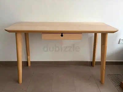 Solid Birch Wood Table