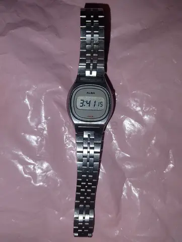 Casio digital stainless steel watch - working, casual unisex