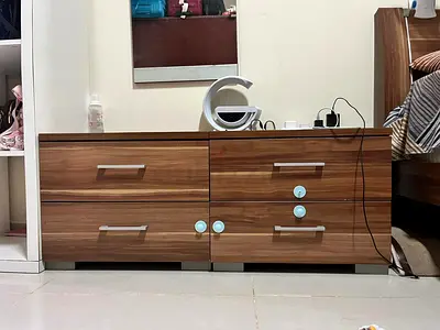 Wooden Double Chest of Drawers