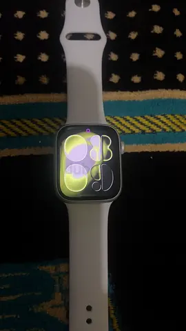 Apple Watch with White Sport Band
