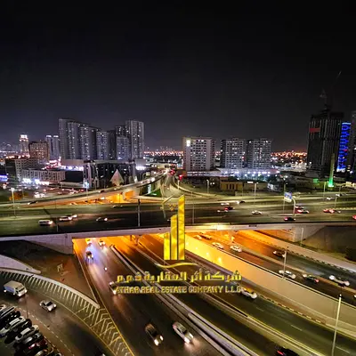 شقة غرفتين وصالة اطلالة مفتوحة  بعجمان - النعيمية1 - الكونكر تاور  - مفروشة للايجار الشهرى