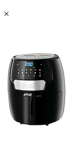 Black+Decker 4L Air Fryer, 1500W, AF4037