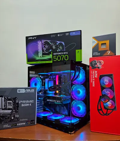 Ryzen7-7800X3D RTX 5070 OC Gaming PC