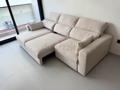 IKEA Esklstuna L Shape Sofa Bed Beige