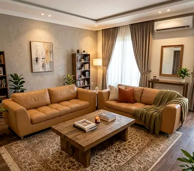 leather sofa set