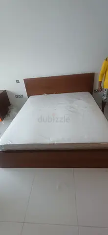 Ikea Malm bed with mattress queen size excellent condition