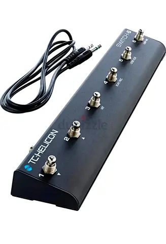 As NEW tc helicon foot switch-6 for guitar and vocal processors