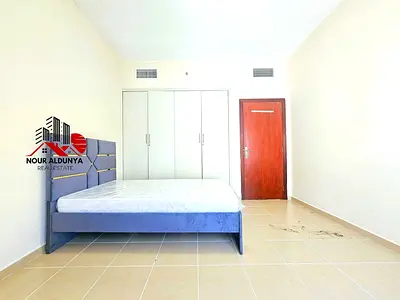 12 CHEQUES - CLOSE TO NMC - SPACIOUS 1BHK RENT 45K - FAMILY BUILDING - CAR PARKING FREE