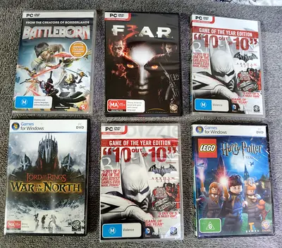 PC games Bundle of 6 pcs