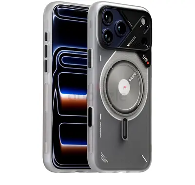 Aulumu iPhone 17 pro max protective case with camera cover and ring stand (fits Pro models)
