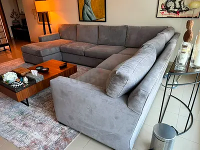 Crate&barrel axis U shape sofa