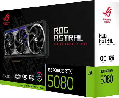ASUS ROG Strix GeForce RTX 5080 16GB Gaming Graphics Card (Boxed)
