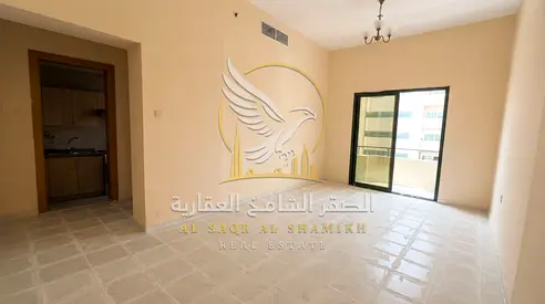 شقة غرفه وصالة للإيجار في القاسميه اطلاله مفتوحه مساحات واسعه مع بلكون خزائن في الحائط صيانه مجانيه قريبه علي جميع الخدمات