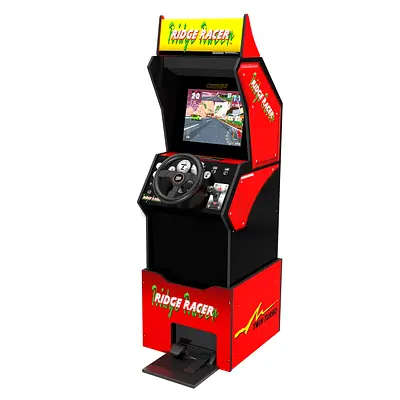 Arcade 1up Ridge Racer Driving Machine - Upright Racing Cabinet