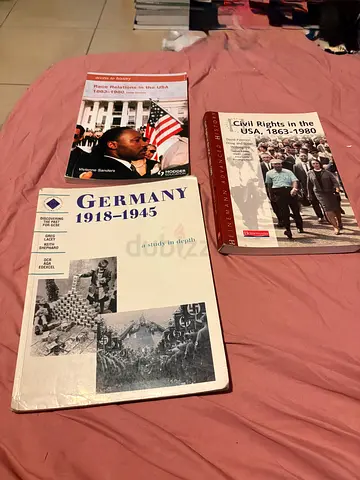 Set of History Textbooks: Germany 1918-1945 + US Civil Rights Books