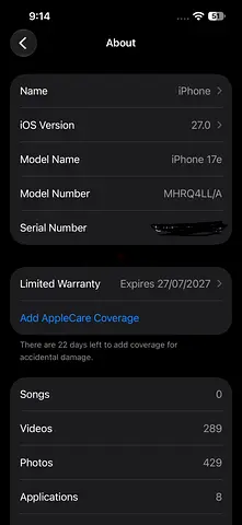 iPhone 17e 5G