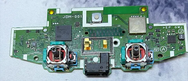 real (Used game controller thumbstick board  (JDM-001 style) tested and 100% working