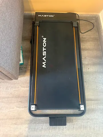 Maston folding electric treadmill - compact, only 2 weeks used, it’s clean and available