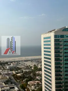 2 BHK for Rent in Ajman One Towers with Parking.....,.