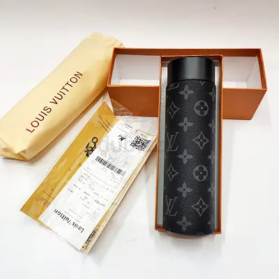 Louis Vuitton Monogram Insulated Water Bottle / Tumbler - Black
